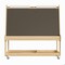 Flash Furniture Bright Beginnings Commercial Wooden Mobile Dual Sided 4 Person Art Station with Locking Caster Wheels and Bottom Shelf Storage, Natural MK-ME16621-GG - alternate 10
